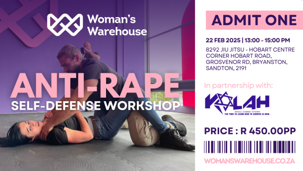 Anti-Rape Self-Defense Workshop (22 Feb 2025 - 13:00): Single Entry